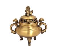 predolo Scent Burner Compact Scented Holder with Lid Censer for Meditation