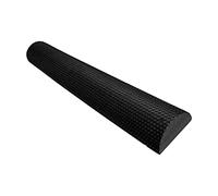 predolo Semicircular Foam Roller Massage Roller EVA Fitness Equipment Self-Massage Myofascial Release for Adults, Black 60cm