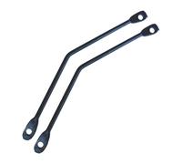 predolo Set of 2 Sturdy Connectors for Bike Rear Rack Cargo Support, Bend Round Rack