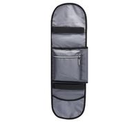 predolo Skateboard Backpack Wear-Resistant Double Kick Skateboard Bag Lightweight Longboard Carrying Bag for Travel, Gray, Under 90CM Board