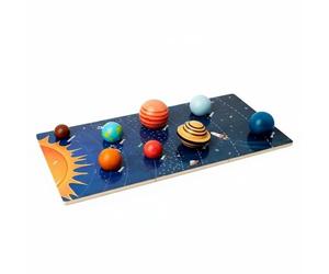 predolo Solar System Educational Board Educational Eight Planets Learning Toy Interactive Space Exploration Board for Children, Young Children, Kindergarten, Cognitive Board