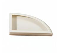 predolo Split Design Reptile Bowl Multi-Functional Detachable Gecko Feeding Dish Material Anti-Containment Worm Dish, L