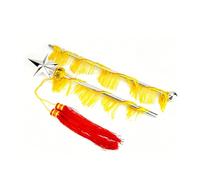 predolo Stainless Steel Direct Rod Decorative Tassels Drum Major Conducting Rod Professional Grade Ceremonial Marching for Band Leaders, Processions, Silver