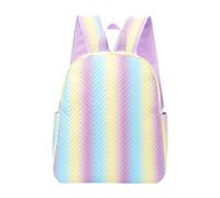 predolo Student Backpack Casual Daypack for Girls and Boys School Travel, Rainbow