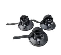predolo Suction Mount Quick Release Rack Vacuum Carrier Overhead Bike Holder Car Roof Attachment Stable suitable for daily use weekend road trips adventure driving, Nylon Strap, 3 Suction Cups
