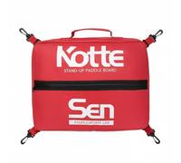 predolo Surfboard Bow Storage Bag Lightweight Paddleboard Deck Bag Firm Fastening Insulated Deck Storage for Surfers, Paddlers, Boating, Red