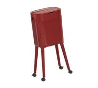 predolo Tall Bin, Household Waste Bin, Trash Can for Kitchen, Household, Bathroom, Red