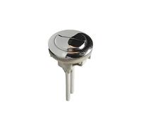 predolo Toilet Tank Dual Flushs Button, Toilet Flush Valve Replacement Kit Fittings Adjustable Dual Push Flushing Household Toilet Side Push Button, 48mm