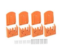 predolo Tool and Battery Holders Wall Organizer Easy Installation Rack Replacement Hangers Storage Shelf for Drill Tools Carpenters