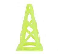 predolo Training Cone High Visibility Colors Training Cones Lightweight Soccer Drill Cones for Coaches, Fluorescent Green, 23CM