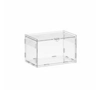 predolo Transparent Reptile Enclosure Through Quality Clear Reptile Habitat Secure Latch Clear Acrylic Terrarium for Arachnid Enthusiasts, 20-12-12