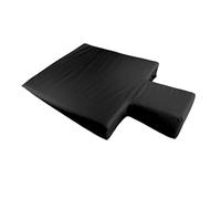 predolo Upholstered Wedge Exercise Equipment for Floor Exercises. Large Incline Board Workout Pad for Pilates Reformer for Home Gym, black