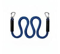 predolo Vibration Absorbing Dock Line Elastic Bungee Dock Line Stretchable Boat Mooring Rope for Personal Watercraft Owners, Marina, Blue