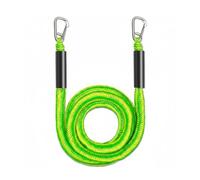 predolo Vibration Absorbing Dock Line Elastic Bungee Dock Line Stretchable Boat Mooring Rope for Personal Watercraft Owners, Marina, Fluorescent Green