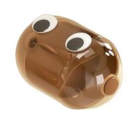 predolo Wall-Mounted Holder for Makeup Sponges and Powder, Brown