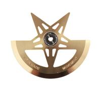 predolo Watch Movement Rotor 1.10inch Diameter Five Pointed Star Oscillating Weight for Nhseries, Gold