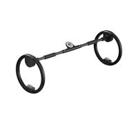 predolo Weighted Exercise Machine for Adults, Handy Double Circles, Training Device, Training Circuit for Indoor Sports, Office, Black