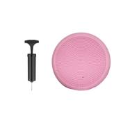 predolo Wobble Cushion Stability Board Balance Disc Inflatable PVC Adjustable Inflation Anti Slip Suitable for Sensory Wiggle Pad Adults Kids Fitn, Pink