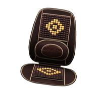 predolo Wood Beaded Car Seat Cover Car Seat Cushion Breathing Simple Cooling Cushion Cool Mat