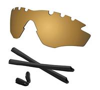 Predrox Metallic Bronze Mirror M2 Frame XL Vented OO9343 Lenses & Rubber Kits Replacement for Oakley Sunglass Polarized