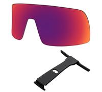 Predrox Sutro Lenses Replacement for Oakley Sunglass OO9406 Polarized, Midnight Sun Mirror, 0