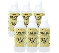 Preema Almond Extract 500ml x 6, Food Flavouring Essence for Pastry Drinks Ice Cream with Welari Thank You Card | (6pack)
