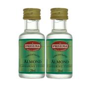 Preema Almond Flavouring Essence 28ml (Pack of 2) - Concentrated Almond Flavour for Baking, Cakes, Icing & Desserts | Strong Liquid Essence | Easy-to-Use Liquid Format