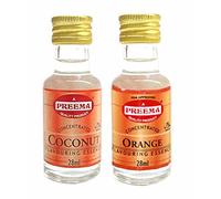 Preema Combo Pack - Preema Coconut Essence 28ml - Preema Orange Essence 28ml (2 Pack)