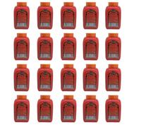 Preema Deep Orange Food Colour Powder 20X500g Pack - Halal, Vegetarian - Ideal for Cakes, Boiled Sweets, Creams, and Icing - Bright and Vibrant Colour, Only a Small Amount Needed (NP)