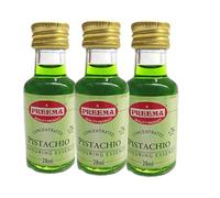 Preema Pistachio Flavouring Essence 28ml (Pack of 3) - Concentrated Pistachio Liquid Flavour for Baking, Desserts, Ice Cream & Sweets | Perfect for Desserts & Baking