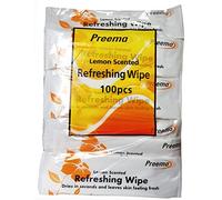 Preema Refreshing Wipe Lemon Scented 100