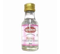Preema Rose 28ml Essence x 1, Concentrated Food Flavouring Extract Liquid for Baking Cooking Drink Mix with Welari Thank You Card | (1pack)