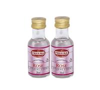Preema Rose Flavouring Essence 28ml (Pack of 2) - Floral Rose Liquid Flavour for Baking, Desserts, Sweets & Drinks | Ideal for Traditional & Modern Recipes | Smooth & Easy to Incorporate
