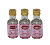 Preema Rose Flavouring Essence 28ml (Pack of 3) - Floral Rose Liquid Flavour for Baking, Desserts, Sweets & Drinks | Ideal for Traditional & Modern Recipes | Smooth & Easy to Incorporate