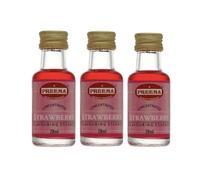 Preema Strawberry Essence 28ml (Pack of 3) - Sweet Strawberry Flavouring Liquid for Baking, Cakes, Desserts & Drinks | Versatile Kitchen Ingredient | Easy Blending Liquid