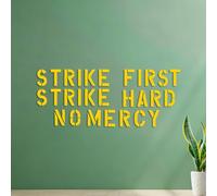 Preemptive Strike Ruthless Tv Show Karate Kid Movie Theme Song Dojo 80S Daniel Johnny Fine Carving Stickers Tattoo Culture 32x80cm Yellow