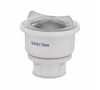 Preethi 0.4-Liter Grind n' Store Blue Leaf Chutney Jar