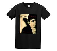 Prefab Sprout 38 Carat Collection Mens T-Shirt Graphic Tee Black L