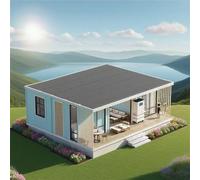 Prefab Tiny Homes for Sale, 40ft Foldable Portable Tiny House to Live in for Adults with 3 Bedrooms, 1 Full Equipped Bathroom & Kitchen,Customizable Modular Mobile Small Container Cabin Kit