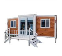 Prefab Tiny House Expandable Bathroom Kitchen Portable Modular Mini Home for Adults, Move-in Ready Studio Living