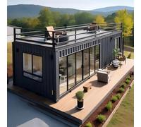 Prefabricated Tiny Home Small Foldable Expandable Container House, Ideal for Campsites, Remote Projects, or Urban Housing Solutions