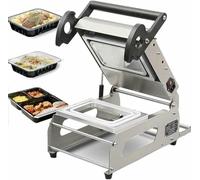 Prefabricated Vegetable Lock Fresh Box Sealing Machine Manual Press Plastic Container Food Tray Sealer,for Fast Food,Fruit,Cake,Takeaway