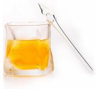 Prefdo Whiskey Glass Water Pipette, Glass Dropper for Bourbon, Scotch & Rum, Precision Dilution Tool with Gift Box, Compact and Portable, Elegant Bar Accessory