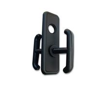 PREFER Handles for Doors Art. 432 - Black Aluminium Round Lever Handle