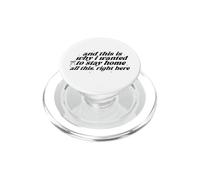 Prefer My Own Space Introvert Homebody Life PopSockets PopGrip for MagSafe