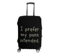 Prefer My Puns Intended Luggage Cover Travel Suitcase Protector Anti-Scratch Suitcase Cover M