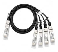 Prefer Warehouse 40G QSFP+ to 4×10G SFP+ Passive Breakout DAC; 1M | Compatible with Cisco/Intel Systems 40G QSFP+ to 4×10G SFP+ passive Twinax breakout DAC； 30AWG;