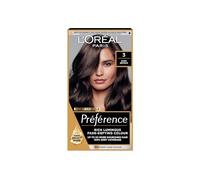 Preference 3 Dark Brown: Long-lasting, luminous permanent hair colour. Experience radiant, salon-inspired results with this classic dark brown shade, providing vibrant colour and shine.