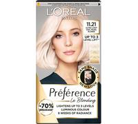 Preference Le Blonding 11.21: Ultra-Light Cool Pearl Blonde for salon-quality,