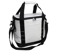 Preferred Nation Titan 24-Pack Cooler - Heavy-Duty Soft-Sided Insulated Cooler Bag. Leak Proof Lining, Stays chlled for 10+ Hours. Made of Water & Stain Resistant Tarpaulin (White)